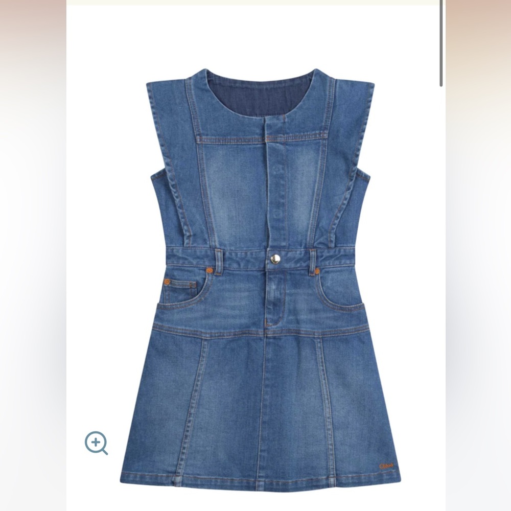 Chloe Denim Blue Girl’s Dress